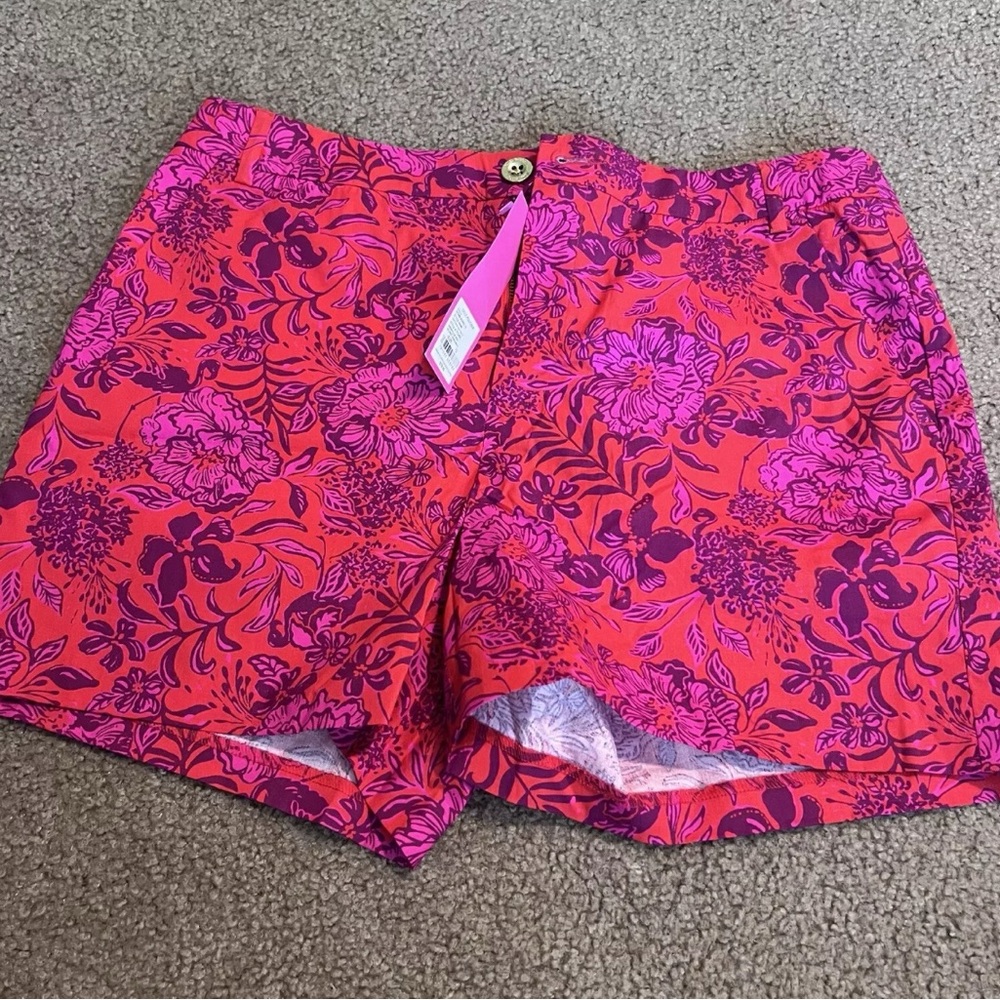 Lilly Pulitzer Pink Floral Women's Shorts